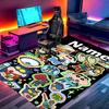 Custom Name Personalized Cartoon Comics Print Carpet, Versatile Home Decor Rug, for Playroom, Apartment, Balcony, Entryway, Hallway Gift