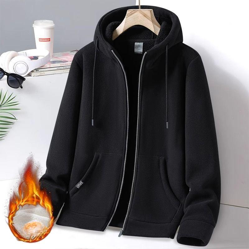 Autumn Winter Women Solid Hoodies Women Sweatshirt Jacket Breathable Leisure Walk Warm Hooded Zipper Top Lady Coat