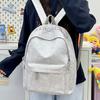 Schoolbag Korean College Style School Bag Junior High School Girls Ins Niche High Value Backpack High School Student Lightweight Travel Backpack
