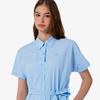 Lacoste Women's Belted Short-Sleeve Shirt Dress EF306E-56GAEY