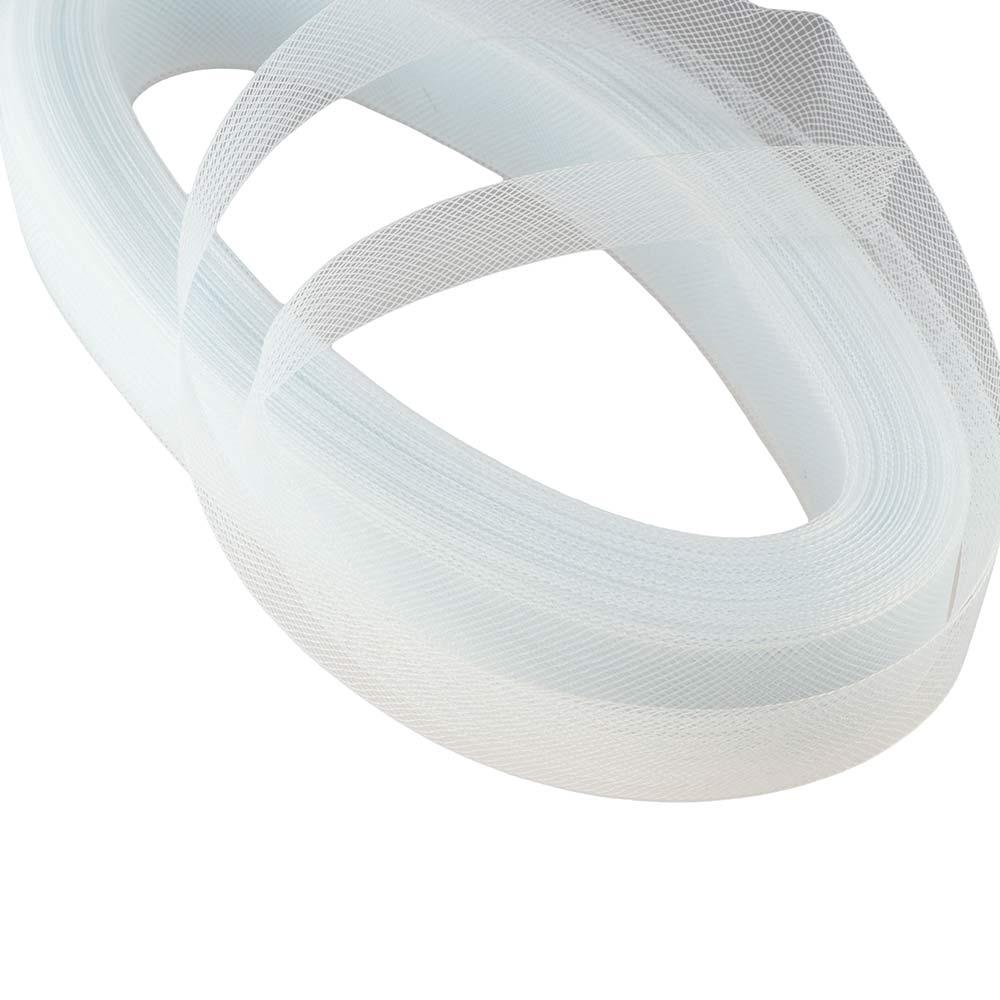 for Polyester Boning Sewing Reticulum tape Horsehair Braid Mesh Fabric Stiff Polyester Braid Fabric
