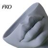 Creative Home Tabletop Decor 3D Printed Lip-Shaped Flower Pot, Artistic Sculptural Planter with Matte Finish, Modern Art Ornament Multifunctional