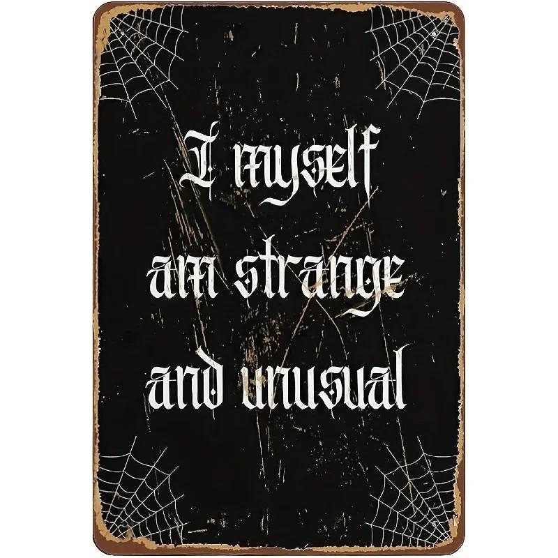 The House Witch Rules Halloween Halloween Decoration Metal Tin Sign Vintage Plaque Decor Wall Art Wall Room Home Restaurant