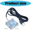 Durability Aluminum Alloy Graphics Card Cooling Fan For Hard Drives And Chipset In Compactly Electronics Coolers