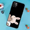 Funny Animal Dog Cats Tiger Couple Phone Case For iPhone 17 Air 14 16 15 11 12 13 Pro Max 12 13 mini 15 16 Plus 16e Cover Funda