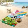 Shaun the Sheep Beach Towel, Soft Absorbent Quick‑Dry Towel for Beach Pool Swimming Travel Home