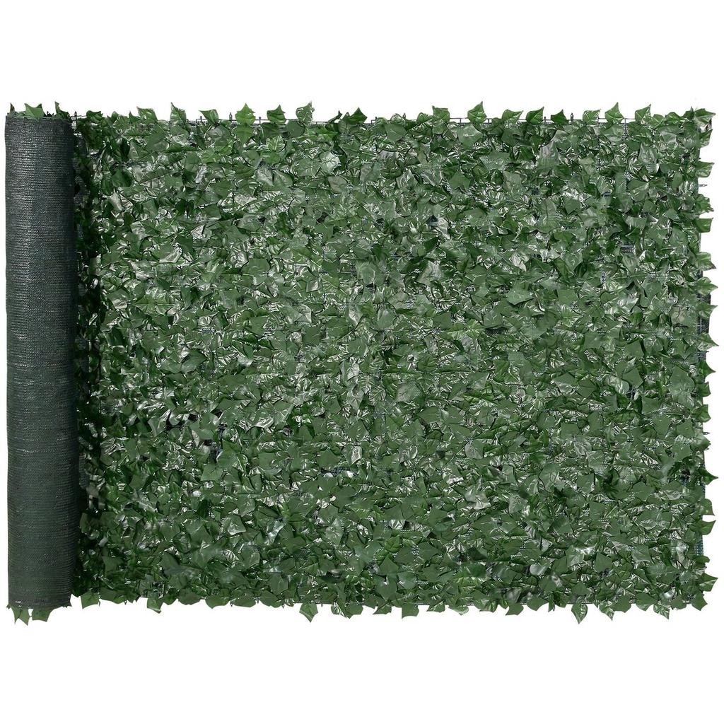 Ivy Privacy Fence, 1.5 X 3m Artificial Green Wall Screen, Greenery Ivy Fence with Mesh Cloth Backing and Strengthened Joint, Faux Hedges Vine Leaf