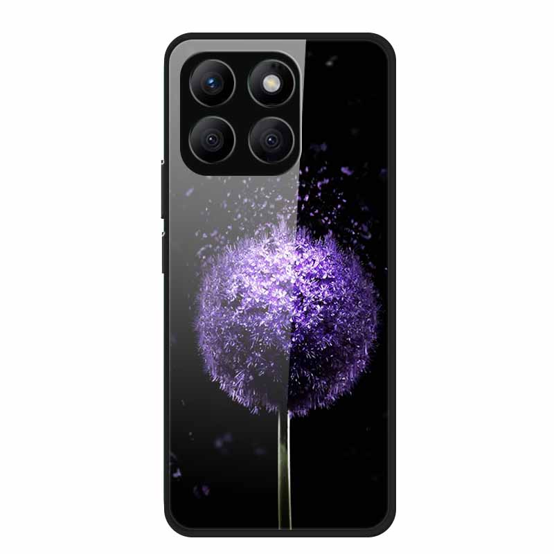 Glass Hard Back Cover For Honor X8C X8B X8 4G 5G Honor 400 Smart Phone Case Soft TPU Bumper Tempered Glass Case Coque Funda Capa