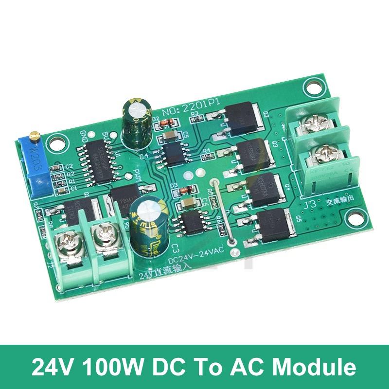 100W DC-AC Power Inverter Transformer DC 12V to AC 12/24V Square Wave Signal Generator Voltage Regulator Power Converter Board