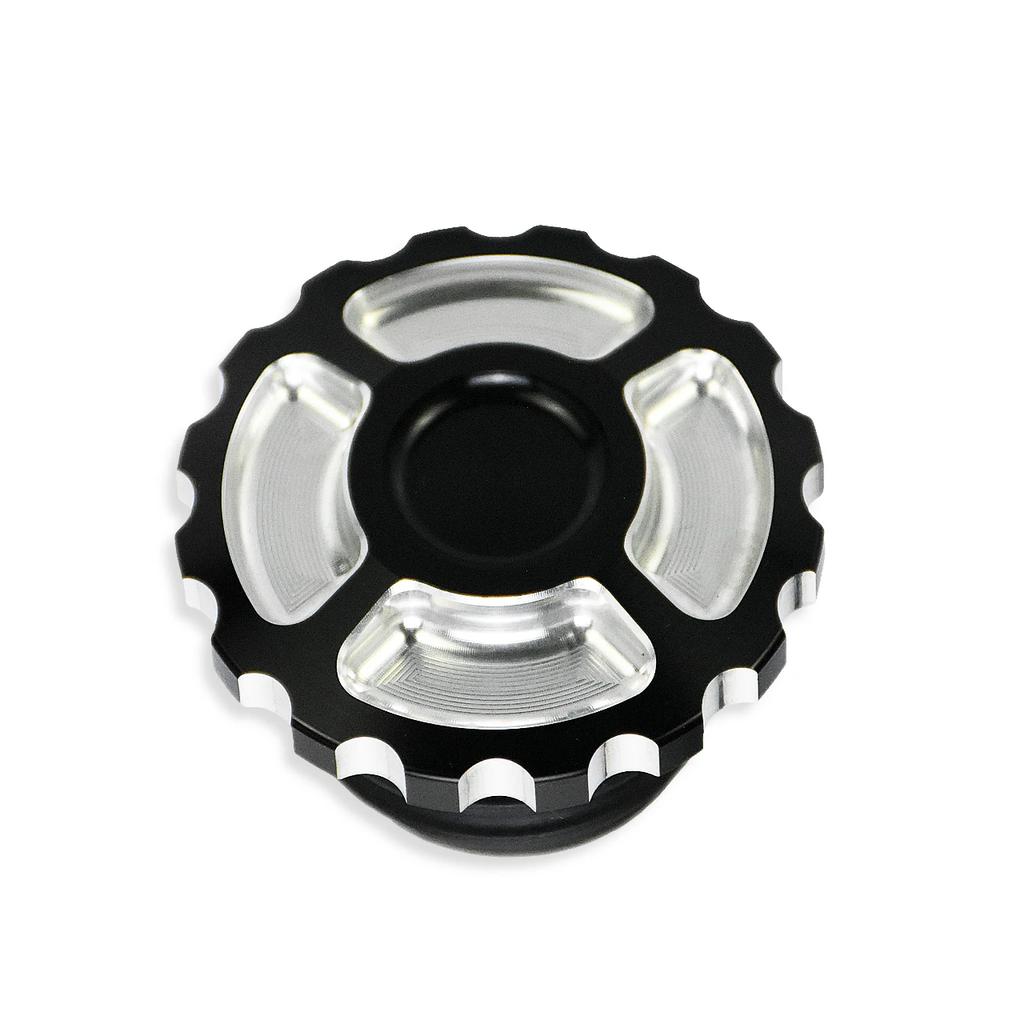 Motorcycle Vented Gas Cap Fuel Tank Right-hand Thread Crown Style Oil Cap Fuel Gas Tank For Harley Sportster Dyna Touring Softai