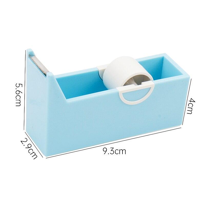 6 Colors Eyelash Extension Tape Holder Base Lash Adhesive Tape Cutter Dispenser Grafting Lash Plastic Rotating Makeup Tool New