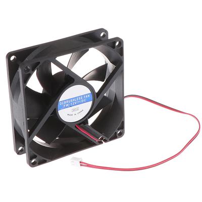12V 2Pin 80X80X25Mm 8Cm 80X25Mm Dc Bezszczotkowy futerał na komputer Wentylator chłodzący 8025