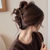 2025 High-End Women's Leopard Print Bow Claw Clip for Updos