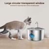 Automatic Pet Water Fountain Bowl with 2-Pack Replaceable Filters Filtered Water Fountain for Pet Dispenser Supplies Accessories