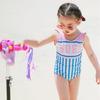 Infant Girls' Long-Sleeve Sun Protection Swimsuit (Ages 0-8)