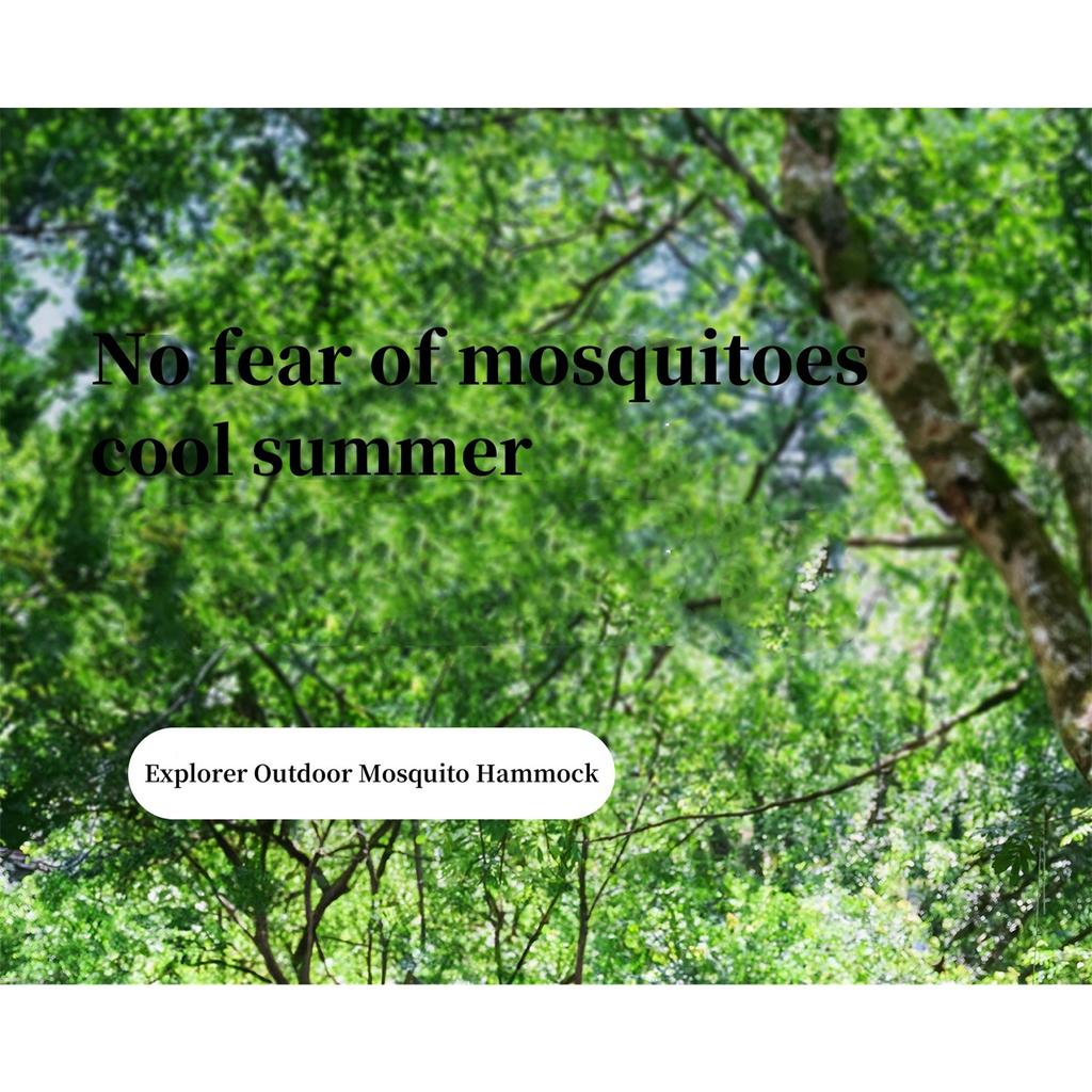 Camping Hammock With Mosquito Net, Portable Outdoor Hammock, Swing Sleeping Hammock, Camping Supplies