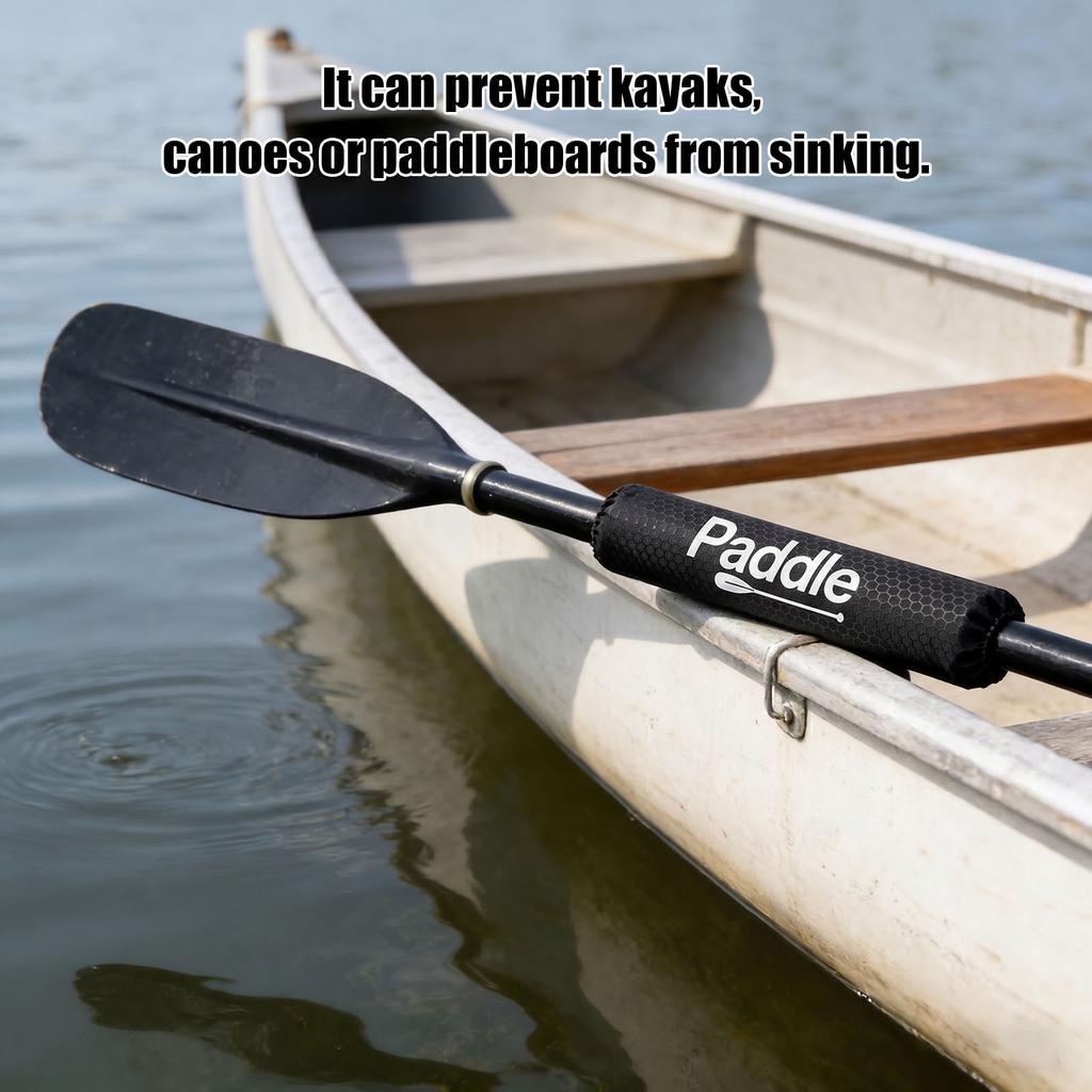 Reusable Paddle Buoyancy Sleeve 420D PU Waterproof Paddleboard Accessory Prevents Sinking In Water For Kayak Canoe Paddleboard