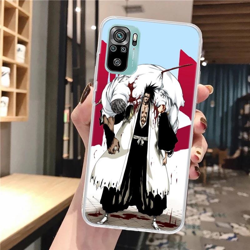 

Bleach Zaraki Kenpachi Soft Phone Case For Xiaomi Redmi Note 14 14S 13 12S 12 11S 11 11E Pro Plus 11T 10S 10 9S 5G Pattern Cover Redmi Note 10(10S)
