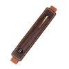 Elastic Band Pen Case Holder Crazy Horse Leather Portable Pen Pouch Leather Pencil Bag  Anime Fan