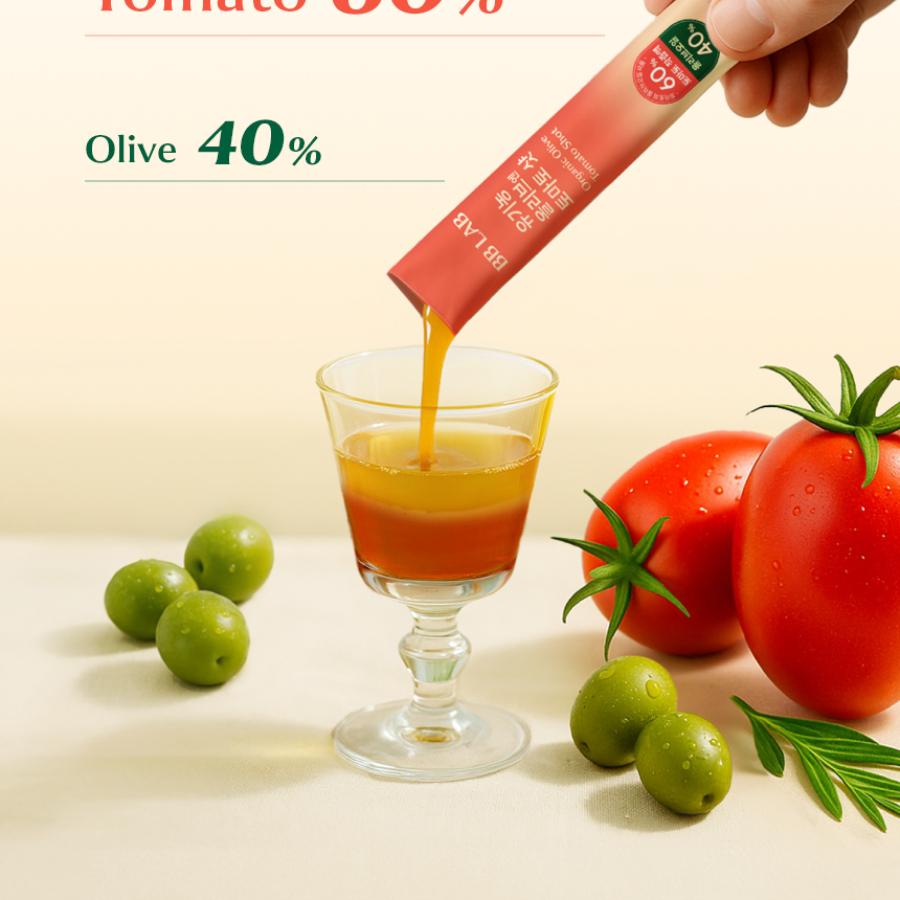 BB LAB Olive Tomato Shot 10 Sticks Triple Pack Healthy Drink Set