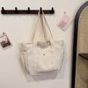 2025 Versatile Canvas Women's Shoulder Bag - Large Capacity Tote for College Students