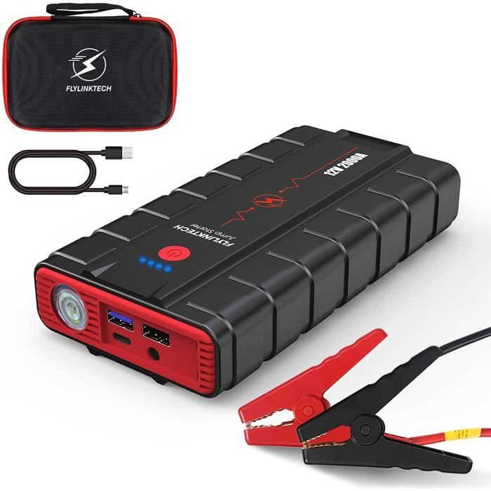 Battery Booster - FLYLINKTECH - 2000A Peak - 20000mAh - 12V - Universal