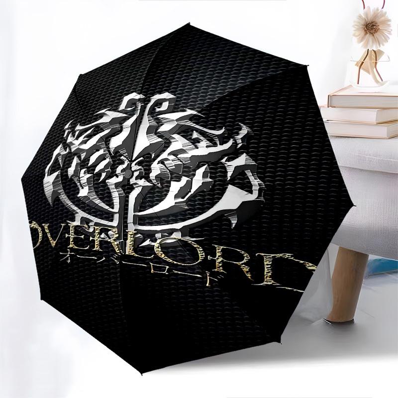 1pc OVERLORD Automatic Open Close Umbrella Windproof Canopy, Automatic Open Close Button10206