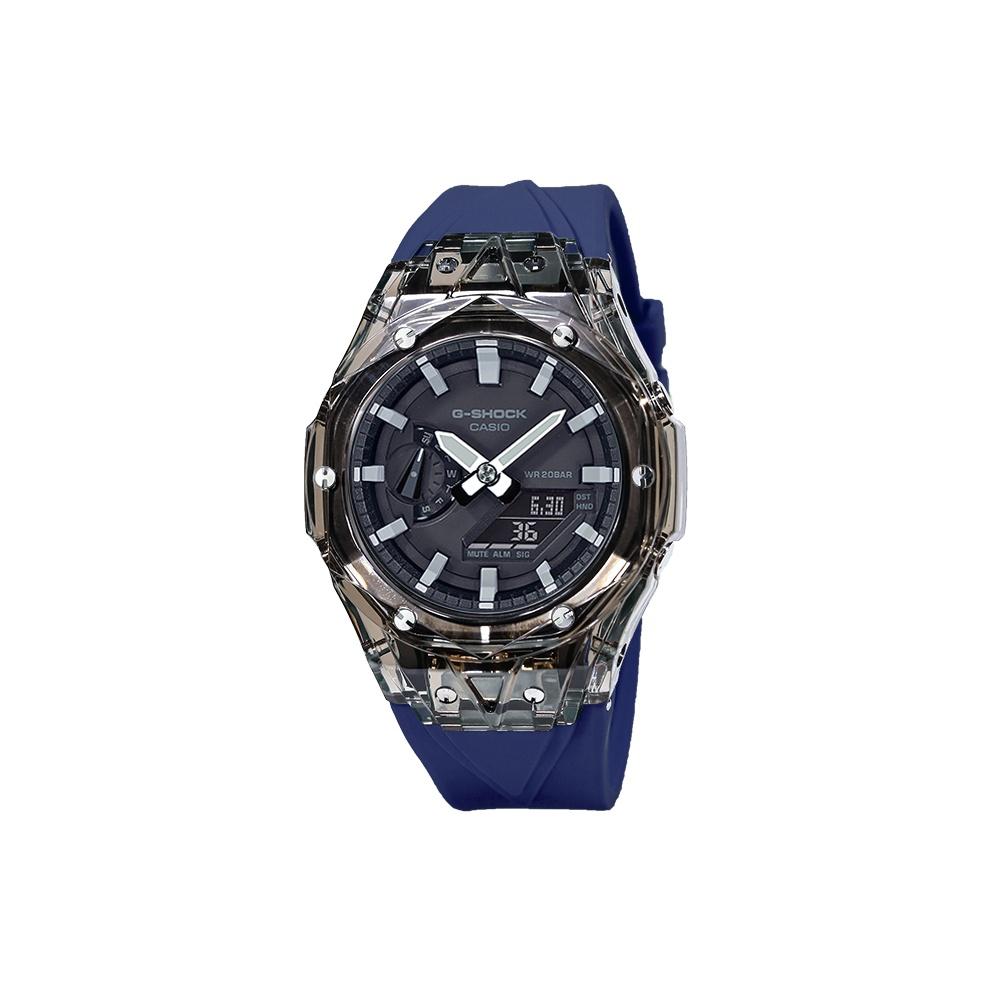 Casio Unisex Black Watch GA-2100-1A-