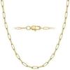 2026 Exquis Collier Croix Minimaliste Plaqué Or pour Femmes - Design de Chaîne de Clavicule Haut de Gamme