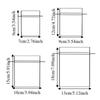 20Pcs Adjustable Jewelry Packaging Bag Dustproof Silver Gold Colors Gift Drawstring Bags Reusable Multifunctional