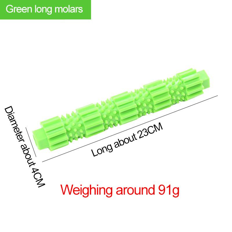 Dog Chew Toy Bite Resistant Teething Stick TPR Interactive Play Training Pet Dog Treat Dispensing Puppy Toy GWJ11