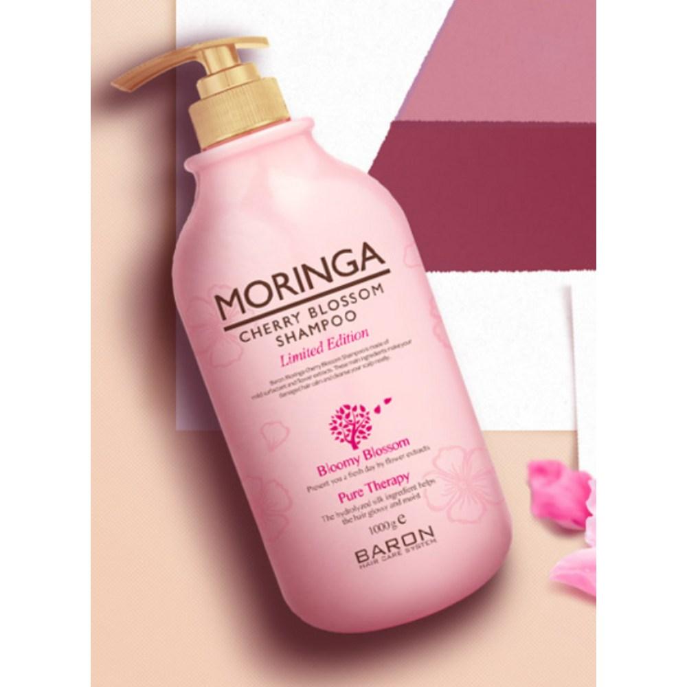 Baron Moringa Cherry Blossom Shampoo, 1kg, 1 unit