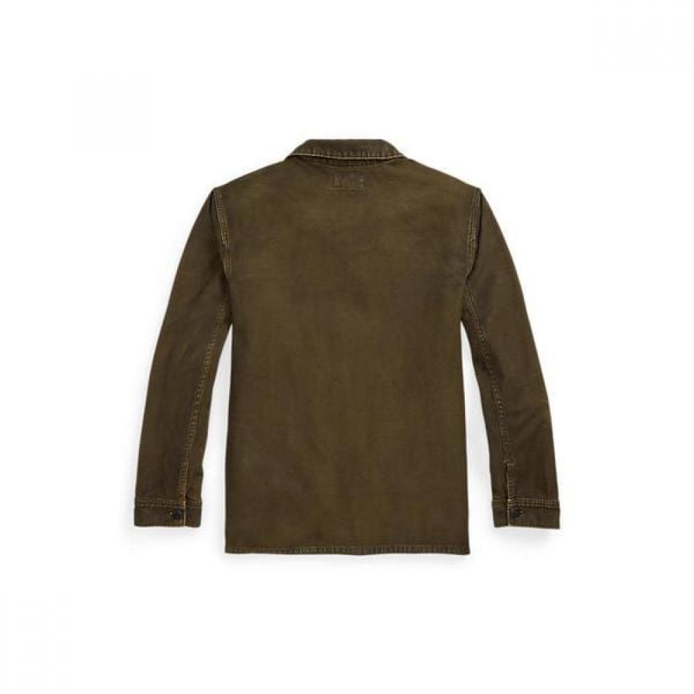 Rrl Reverse Satin Overshirt Mnrrwov16820372200