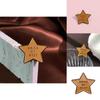Star Geometric Chic Brooch With Alphabet Letters Stunning Alloy Pin For Stylish And Looks Trendy