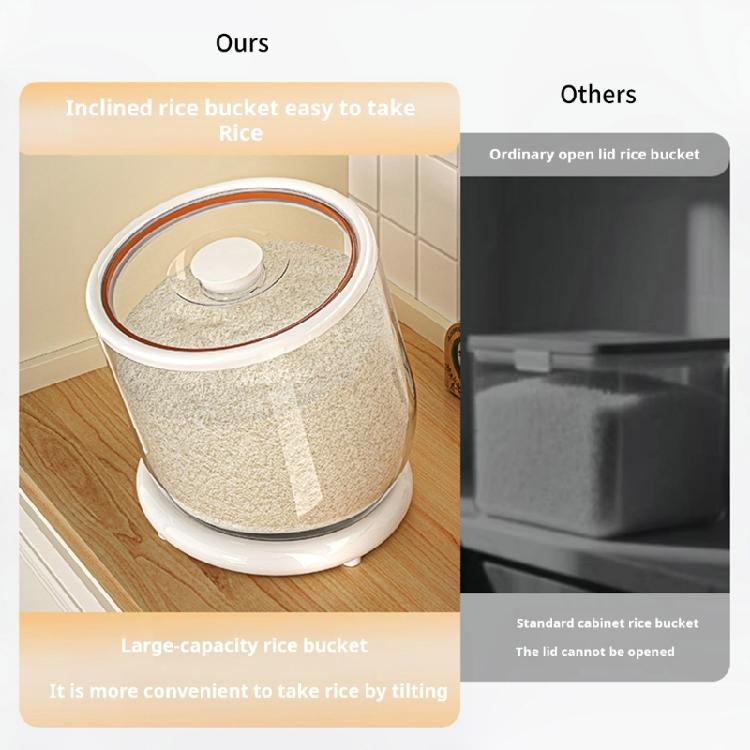 Modern Clear Cereal Dispenser Offering Hygienic Dry Food Preservation Solution