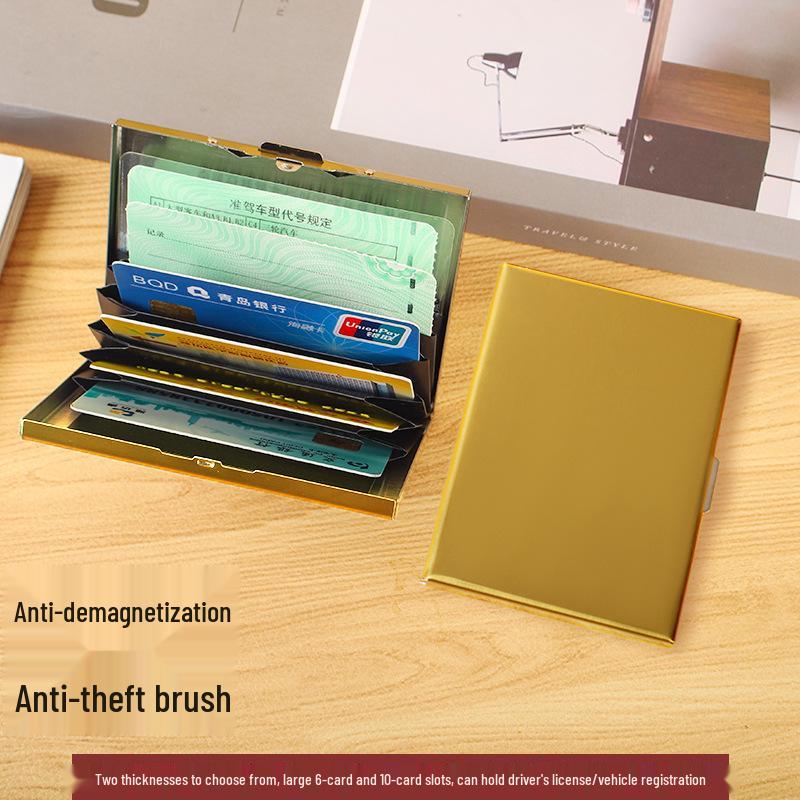 Edelstahl Business-, Kredit- und Führerscheinkartenhalter Etui