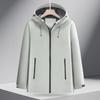 Lightweight Anti-static Hooded Windbreaker: Outdoor Windproof Waterproof Jacket with Optional Embroidered Logo for Uniforms