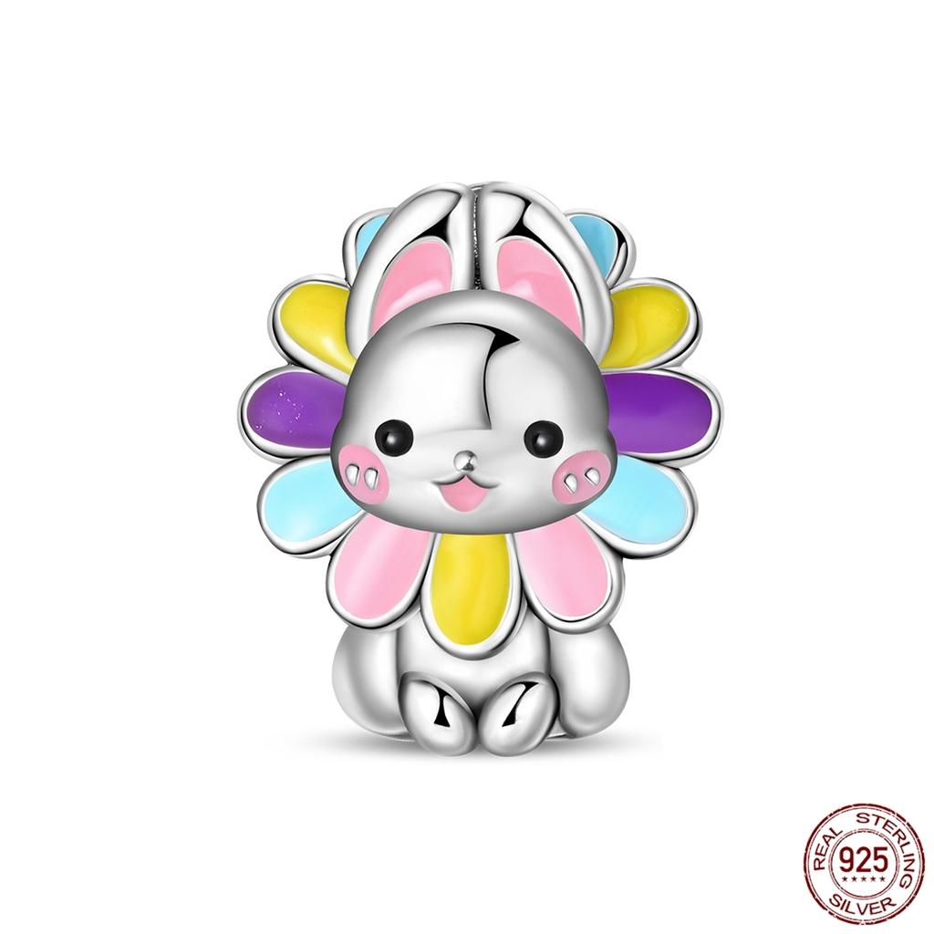 Copper Elephant Gathering Panda Pendant Charms Beads Fitoriginal Bracelet Diy Birthday Jewelry Gifts For Women