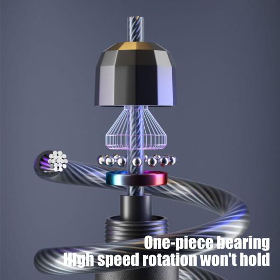 Springseil, rutschfester Schaumstoffgriff, Länge verstellbar, verwicklungsfrei, für Studenten, Kinder, Männer und Frauen