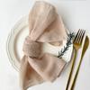 50pcs Handmade Gauze Napkins 30X30cm Cotton Cloth Napkins Fabric Serviette Gauze Table Towels for Wedding Party Baby Shower Set