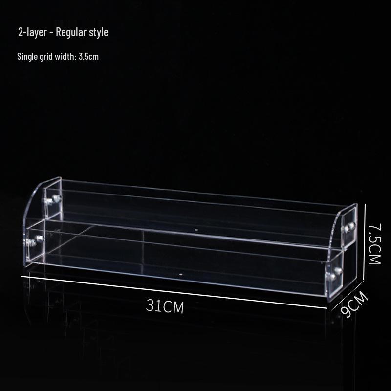 Multi-layer Transparent Cosmetic Organizer for Eyeshadow, Powder, Lipstick, Perfume, and Nail Polish