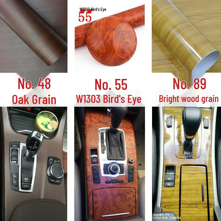 06-12 Hyundai Santa Fe Interior Gear and Air Outlet Stickers & Center Console Color Film