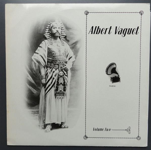 

LP Record ALBERT VAGUET Albert Vaguet Volume Two GV554 Rubini Records 1980 UK Classical Used