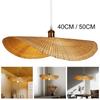 Bamboo Lamp Shade Lampshade Handmade Hanging Ceiling Chandelier Light Shades Cover Dustproof