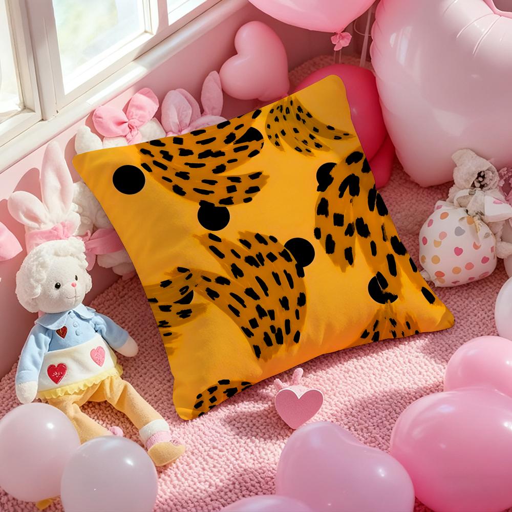 Art Abstract Illustration Cushion Cover Pattern Printed Pillowcase for Living Room Sofa Cushion Cover & Bedroom Decor