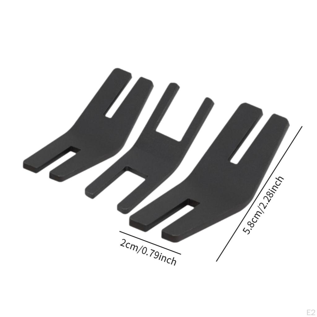 3x Bilsprängslangklämma Hållare Set Rostfri för Fästning av Klämmor Garage