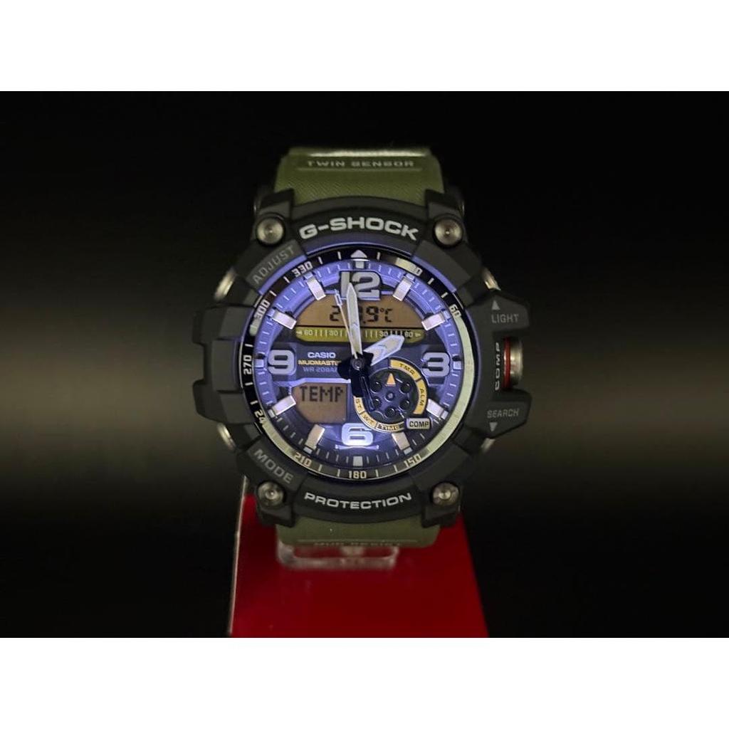Used CASIO G-SHOCK GG-1000-1A3JF Mud Master Khaki