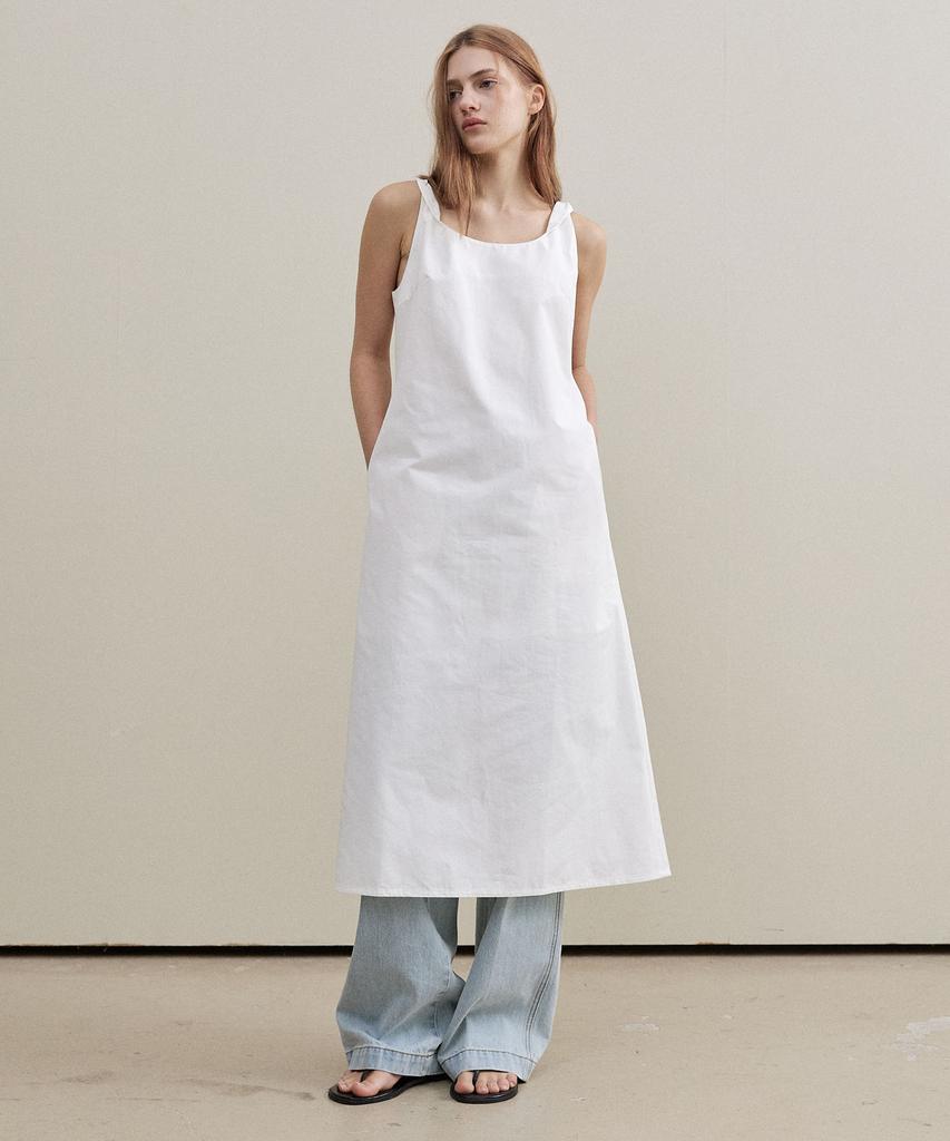 Artid Twist Dress_White