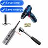 Multifunctional Electric Hydraulic Jack with U-Groove and Drill Bit Adapter Set