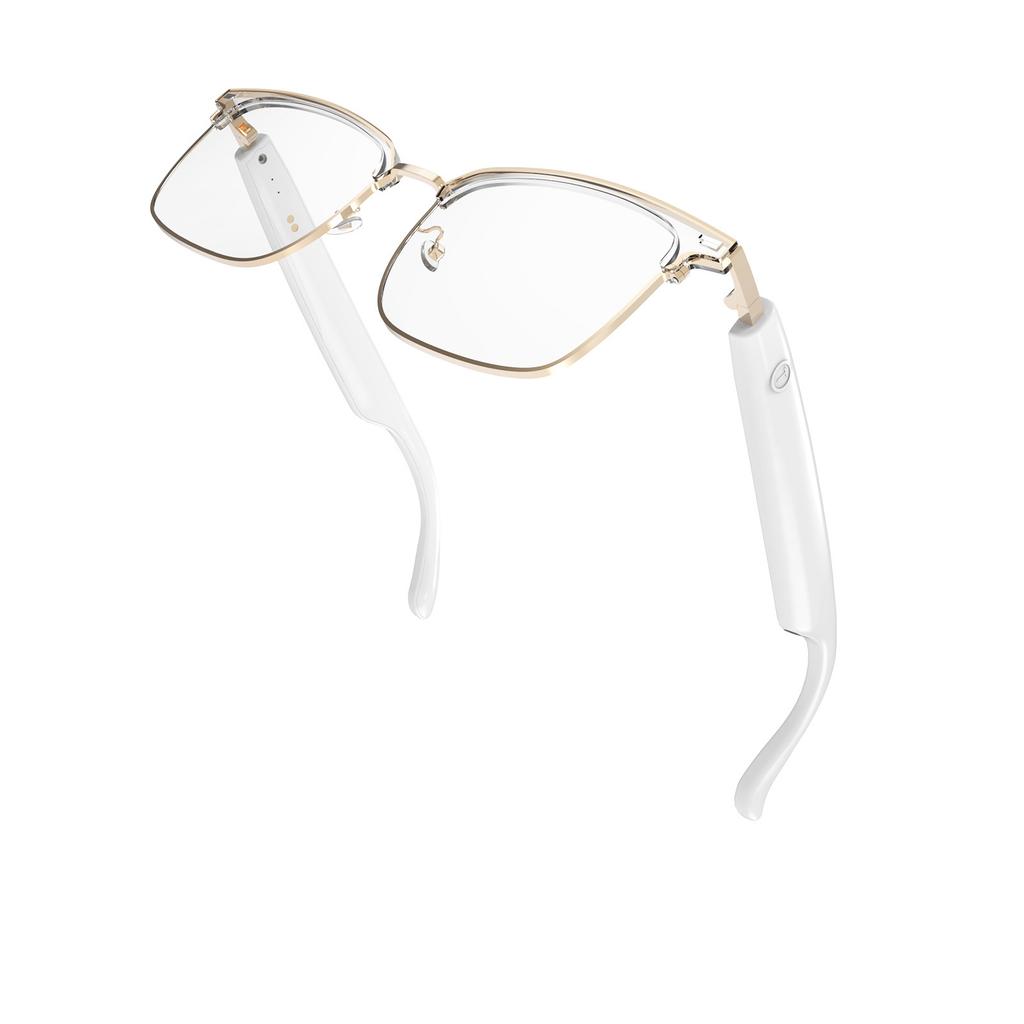 Ai Intelligent Translation Bluetooth-Brille Blaulicht-Farbwechsel Musik hören Anrufe Multifunktionsplatte Wechselglas-Sonnenbrille
